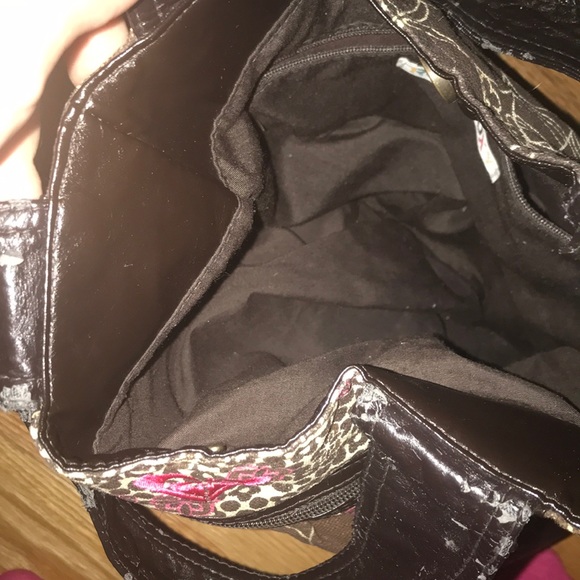leather handled Roxy purse - Picture 3 of 3